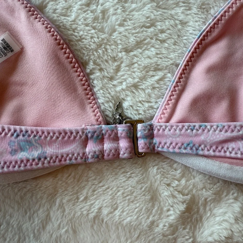 New! Frankies Bikinis Victorias Secret Estella Paisley Bikini Top 45528